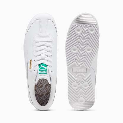 Roma 24 UNISEX Ayakkabı - PUMA White-Archive Green - 396868_03 - Görsel 4