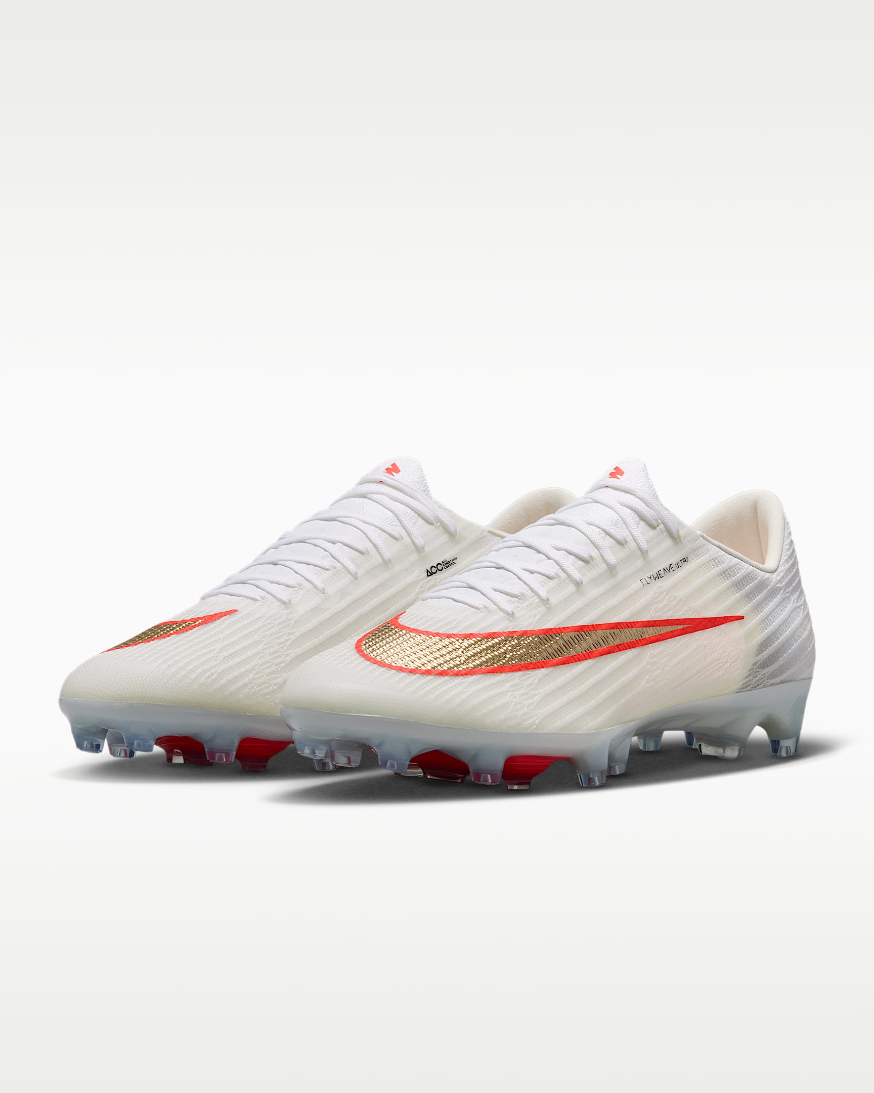 Nike Mercurial Superfly 11 Elite Düşük Bilekli Suni Çim Kramponu - Beyaz/Bright Crimson/Blur