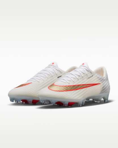 Nike Mercurial Superfly 11 Elite Düşük Bilekli Suni Çim Kramponu - Beyaz/Bright Crimson/Blur