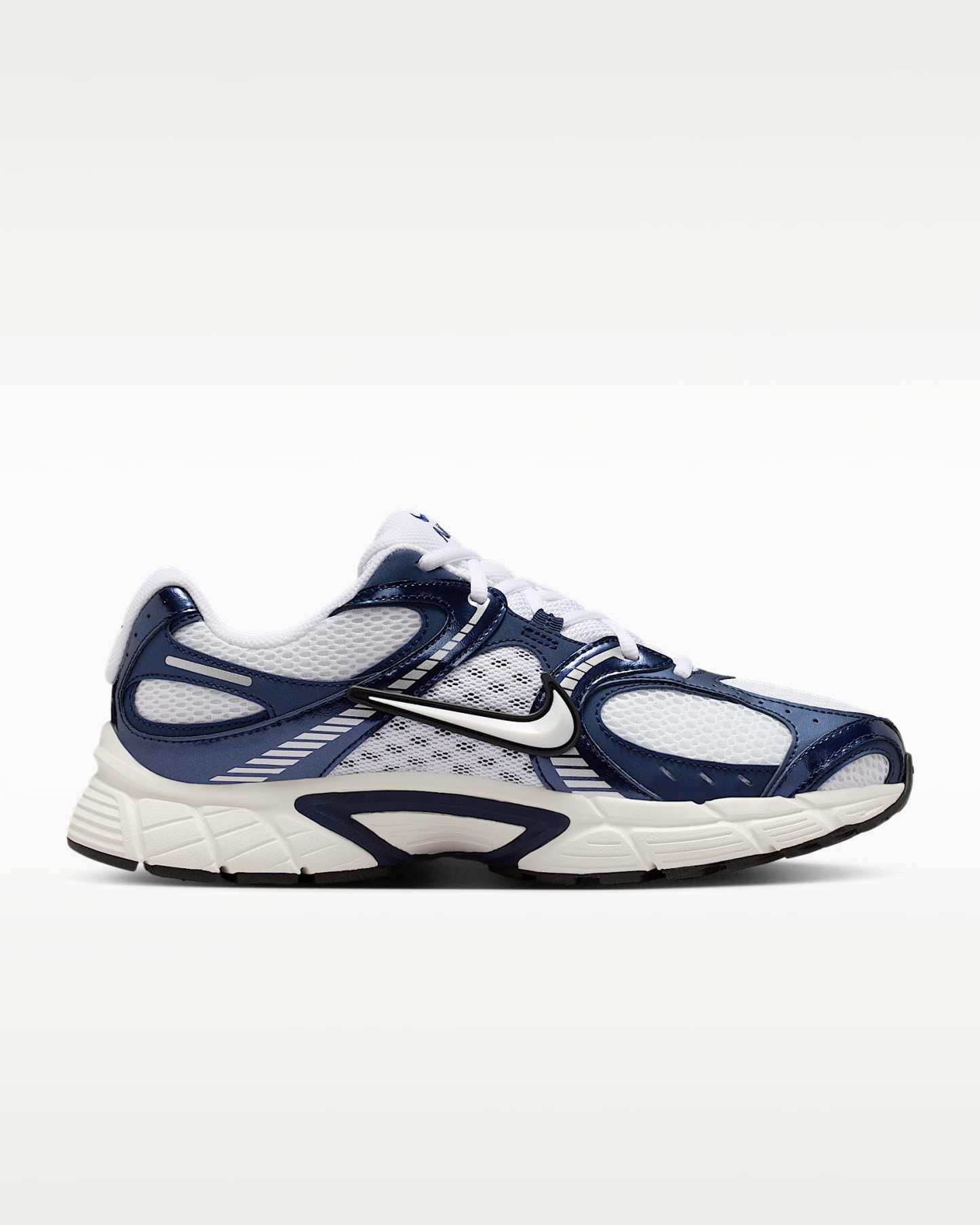 Nike V5 RNR Erkek Ayakkabısı - Beyaz/Midnight Navy/Metallic Silver/Beyaz