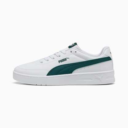 Court CLASSIC Clean UNISEX Ayakkabı - PUMA White-Dark Green - 402223_24 - Görsel 1