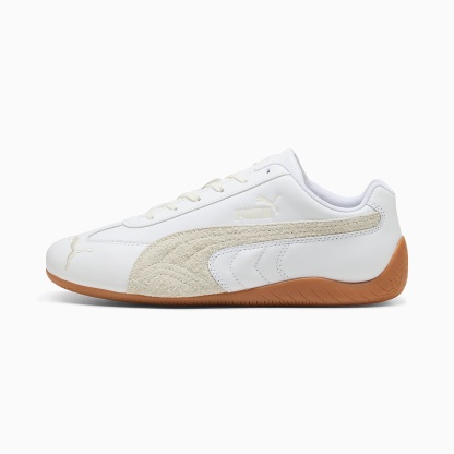 Speedcat LTHR UNISEX Ayakkabı - PUMA White-Warm White - 403175_03 - Görsel 1