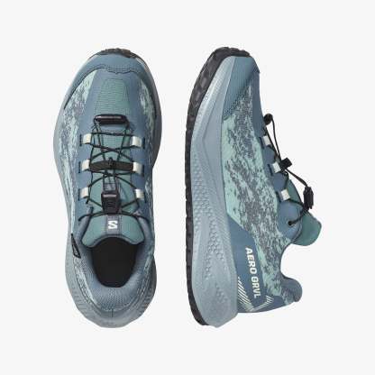 Salomon AERO GRVL WATERPROOF Çocuk Ayakkabı Black L49184900 - Stormy Weather - L45389400 - image 2