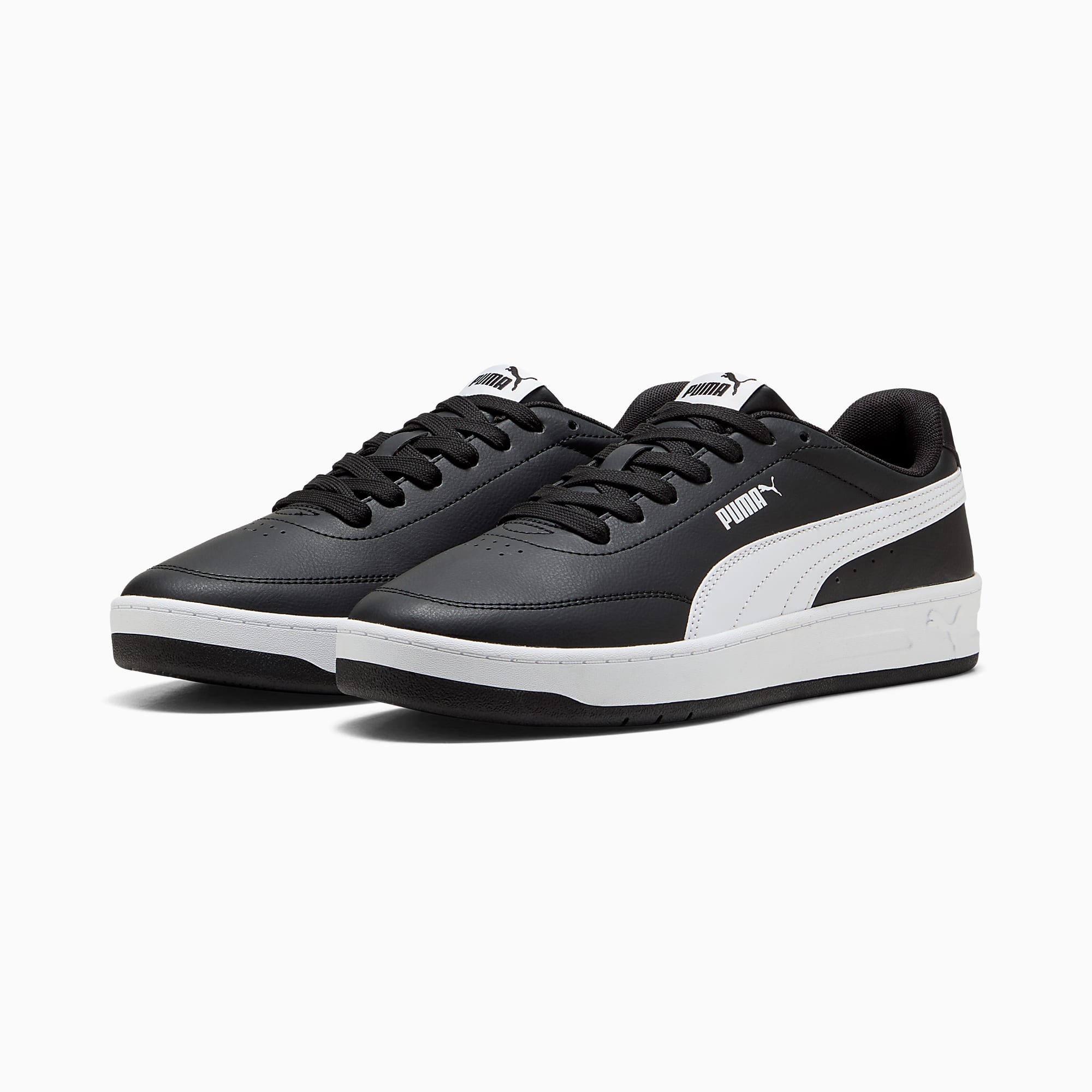 Court CLASSIC Clean UNISEX Ayakkabı - Puma Black-Puma White - 402223_14 - Görsel 2