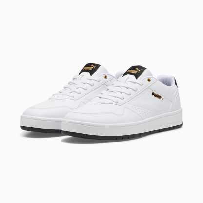 Court CLASSIC Ayakkabı - PUMA White-PUMA Black-PUMA Gold - 395018_07 - Görsel 2