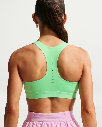 Nike Swift Yüksek Destekli Hafif Astarlı Kadın Spor Sütyeni - Illusion Green