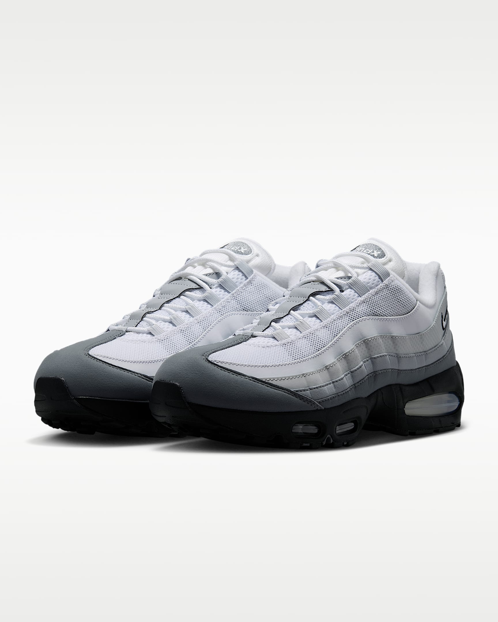 Nike Air Max 95 Big Bubble Erkek Ayakkabısı - Siyah/Pure Platinum/Wolf Grey/Beyaz