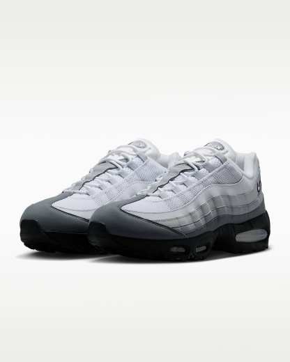 Nike Air Max 95 Big Bubble Erkek Ayakkabısı - Siyah/Pure Platinum/Wolf Grey/Beyaz