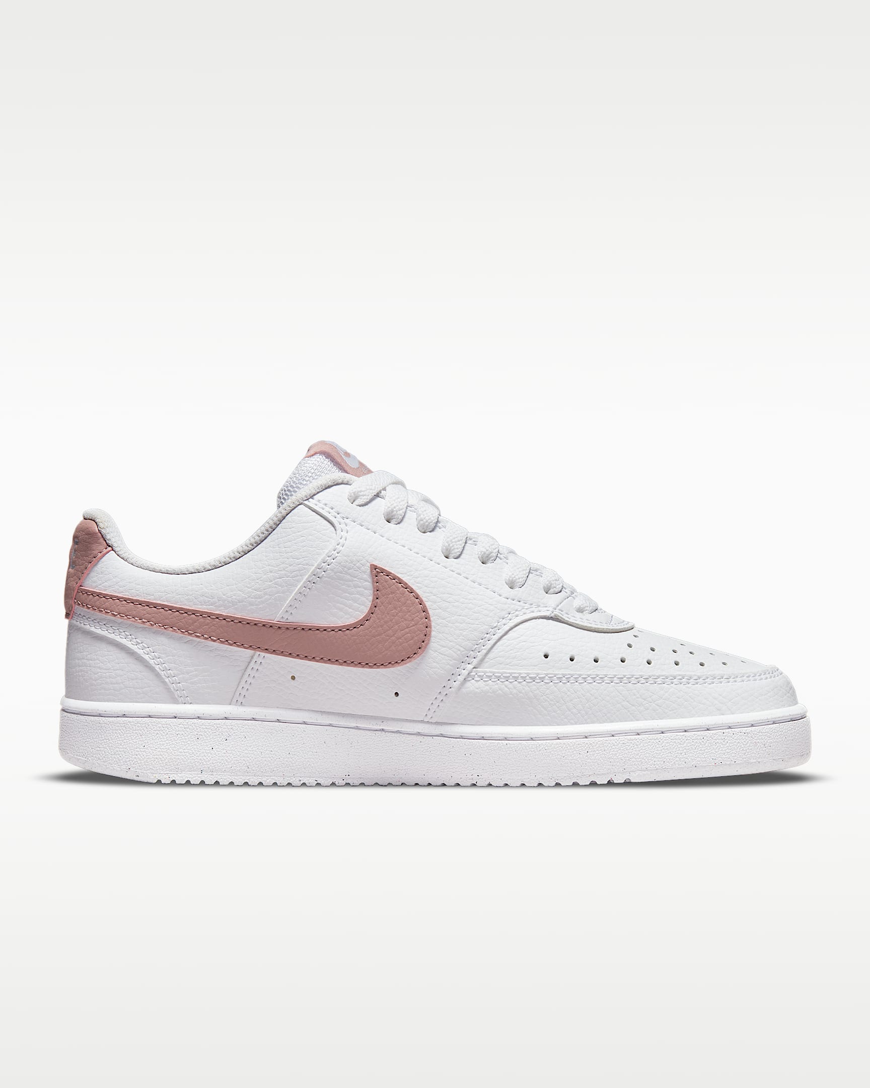 Nike Court Vision Low Next Nature Kadın Ayakkabısı - Beyaz/Pink Oxford