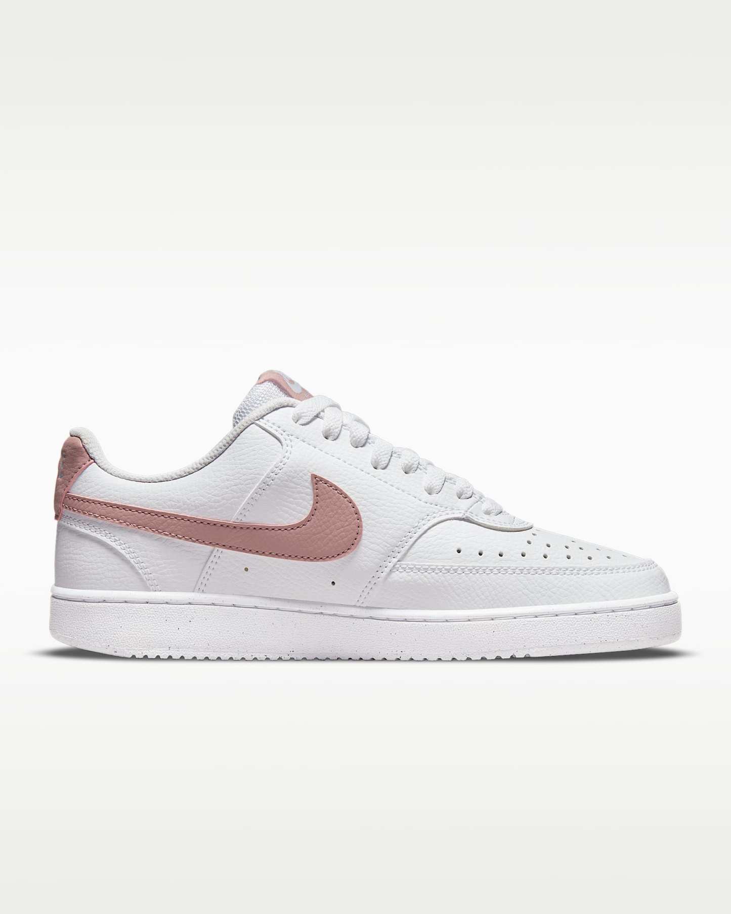 Nike Court Vision Low Next Nature Kadın Ayakkabısı - Beyaz/Pink Oxford
