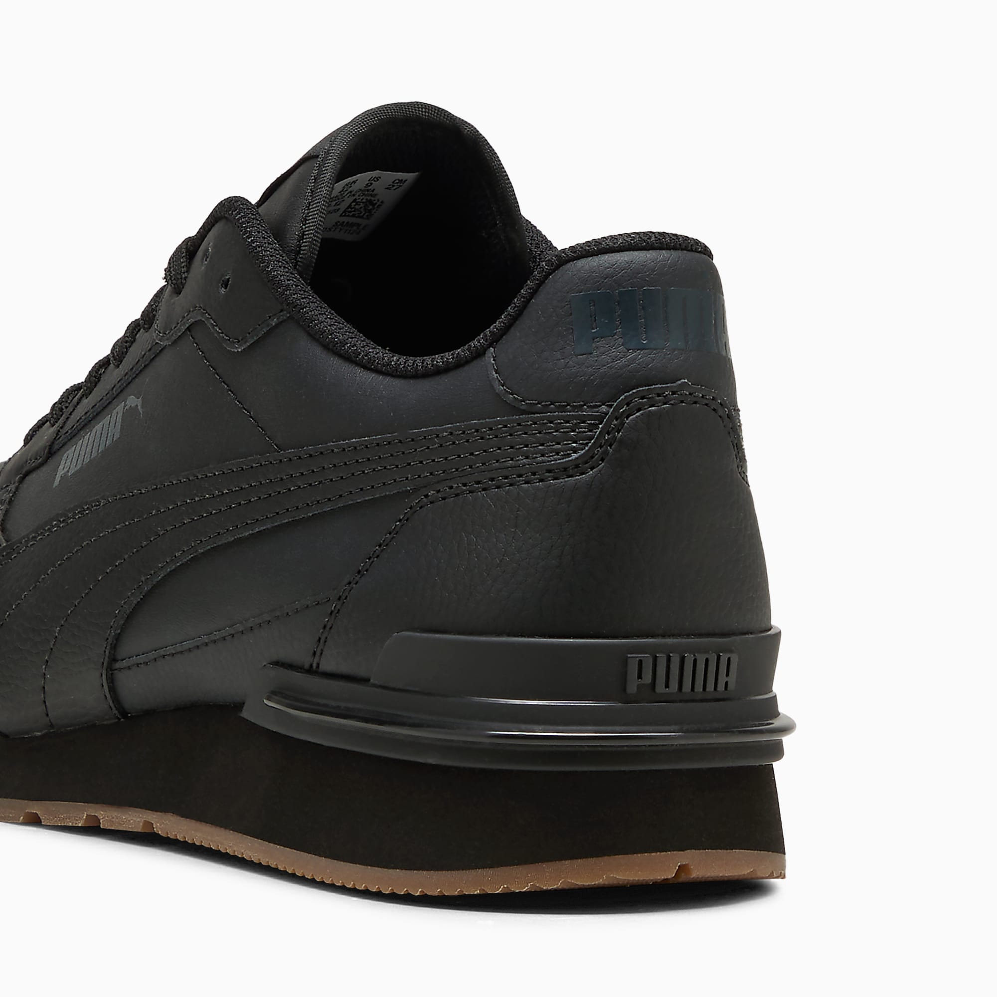 ST Runner v4 UNISEX Ayakkabı - PUMA Black-Strong Gray-Gum - 399068_12 - Görsel 3
