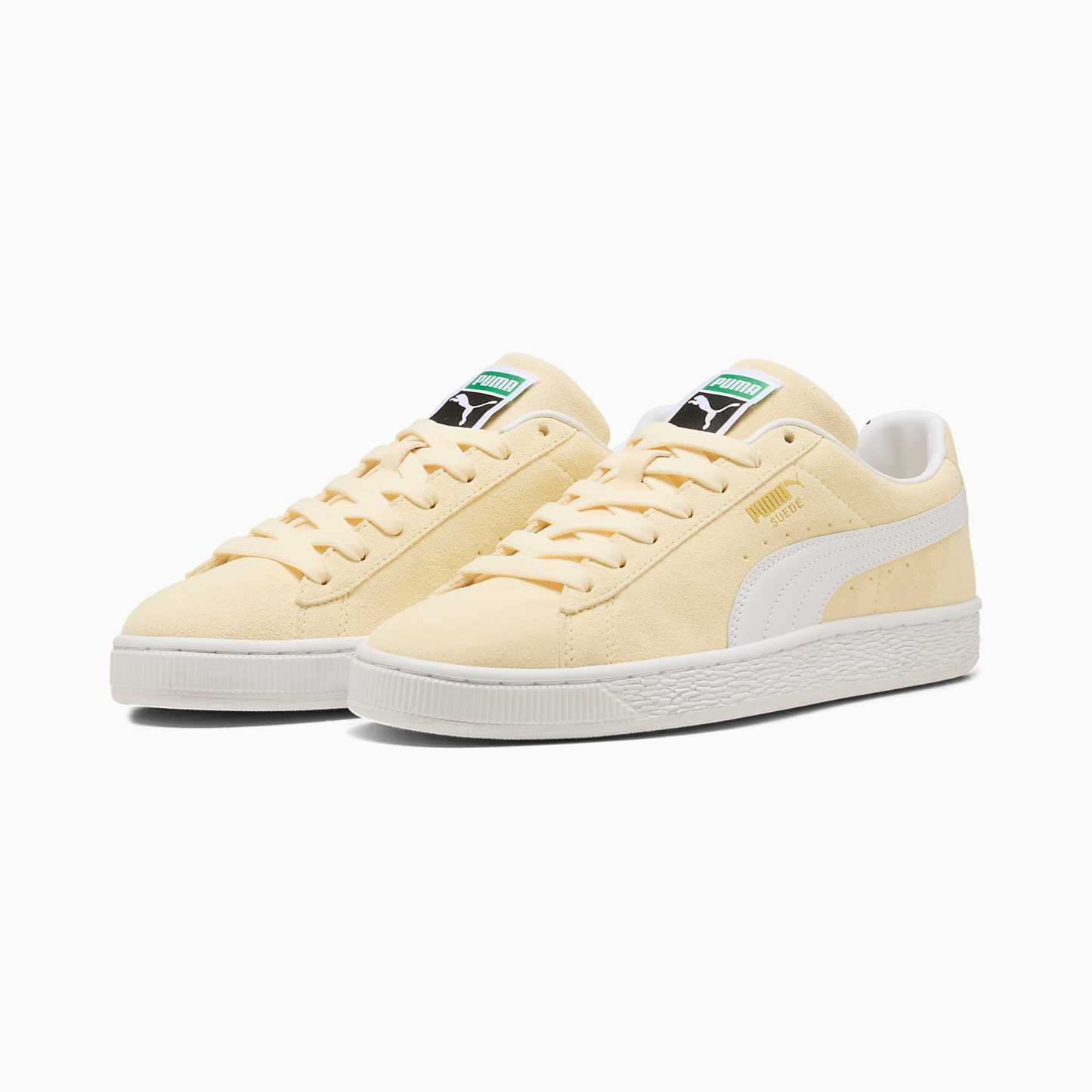 Suede CLASSIC UNISEX Ayakkabı - Buttercream-PUMA White - 399781_42 - Görsel 5