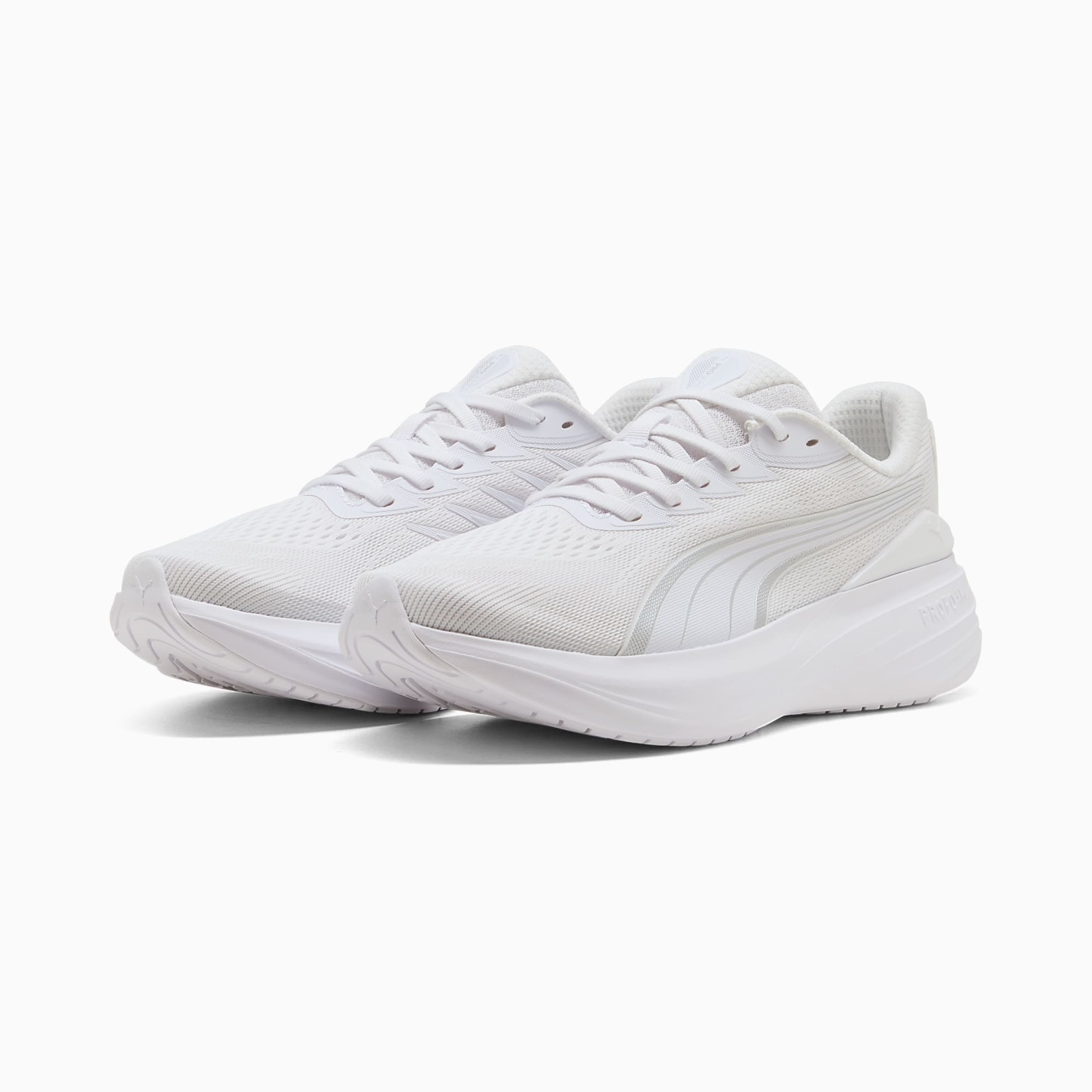 Scend Pro 3 UNISEX Koşu Ayakkabısı - Puma White-Puma Silver - 313498_03 - Görsel 2
