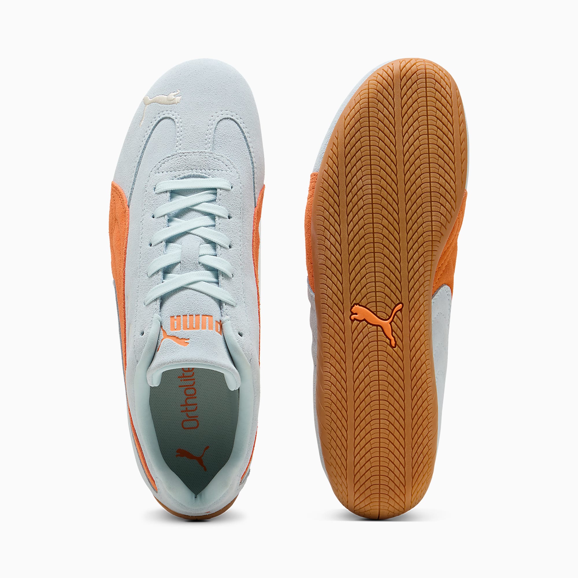Speedcat OG UNISEX Ayakkabı - Sea Glass-Orange Glo - 398846_40 - Görsel 6