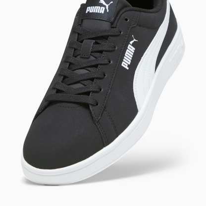 PUMA Smash 3.0 Buck Ayakkabı - Puma Black-Puma White - 392336_01 - Görsel 8