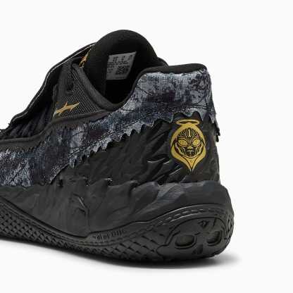 MB.05 Lo Team UNISEX Basketbol Ayakkabısı - PUMA Black-Moody Gray - 313266_04 - Görsel 5