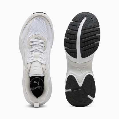 SOFTRIDE Escalate UNISEX Ayakkabı - PUMA White-Feather Gray-PUMA Black - 313168_02 - Görsel 4