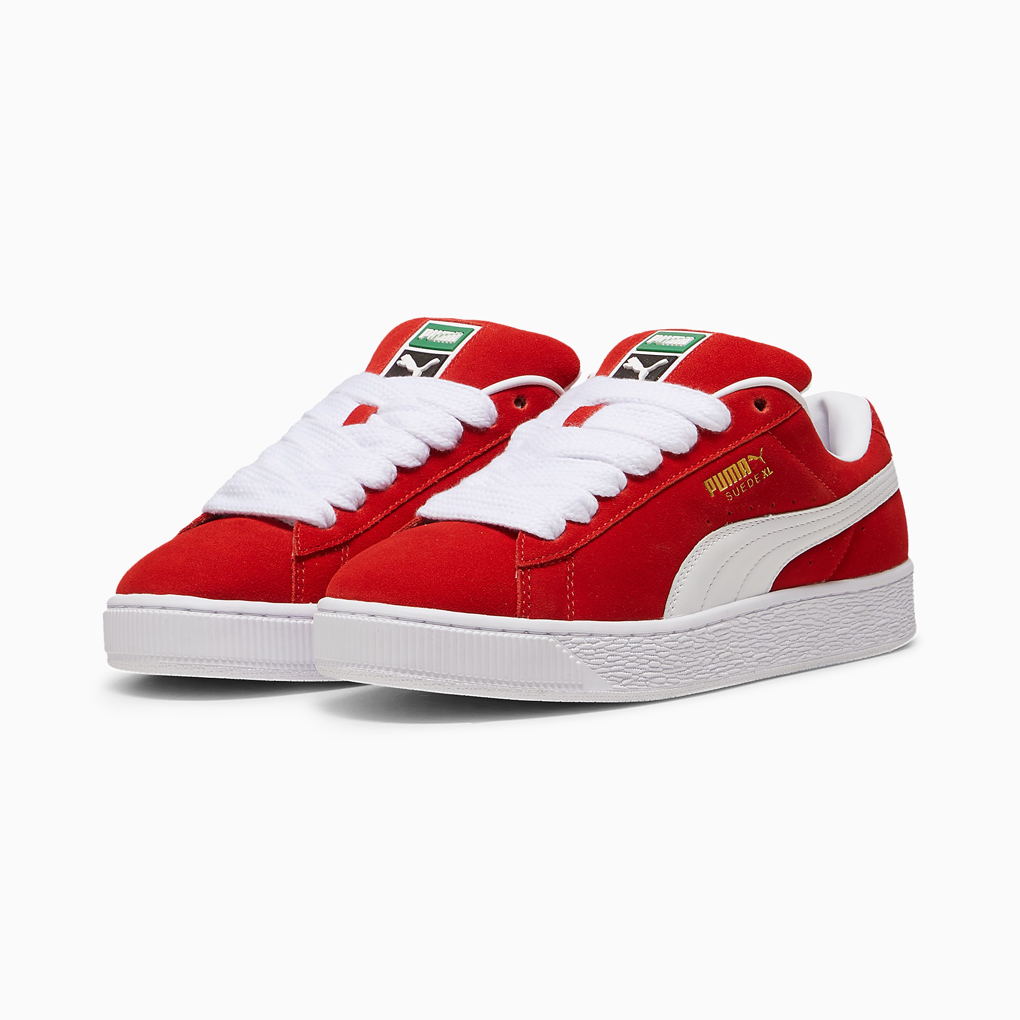 Suede XL Ayakkabı - For All Time Red-PUMA White - 395205_03 - Görsel 4