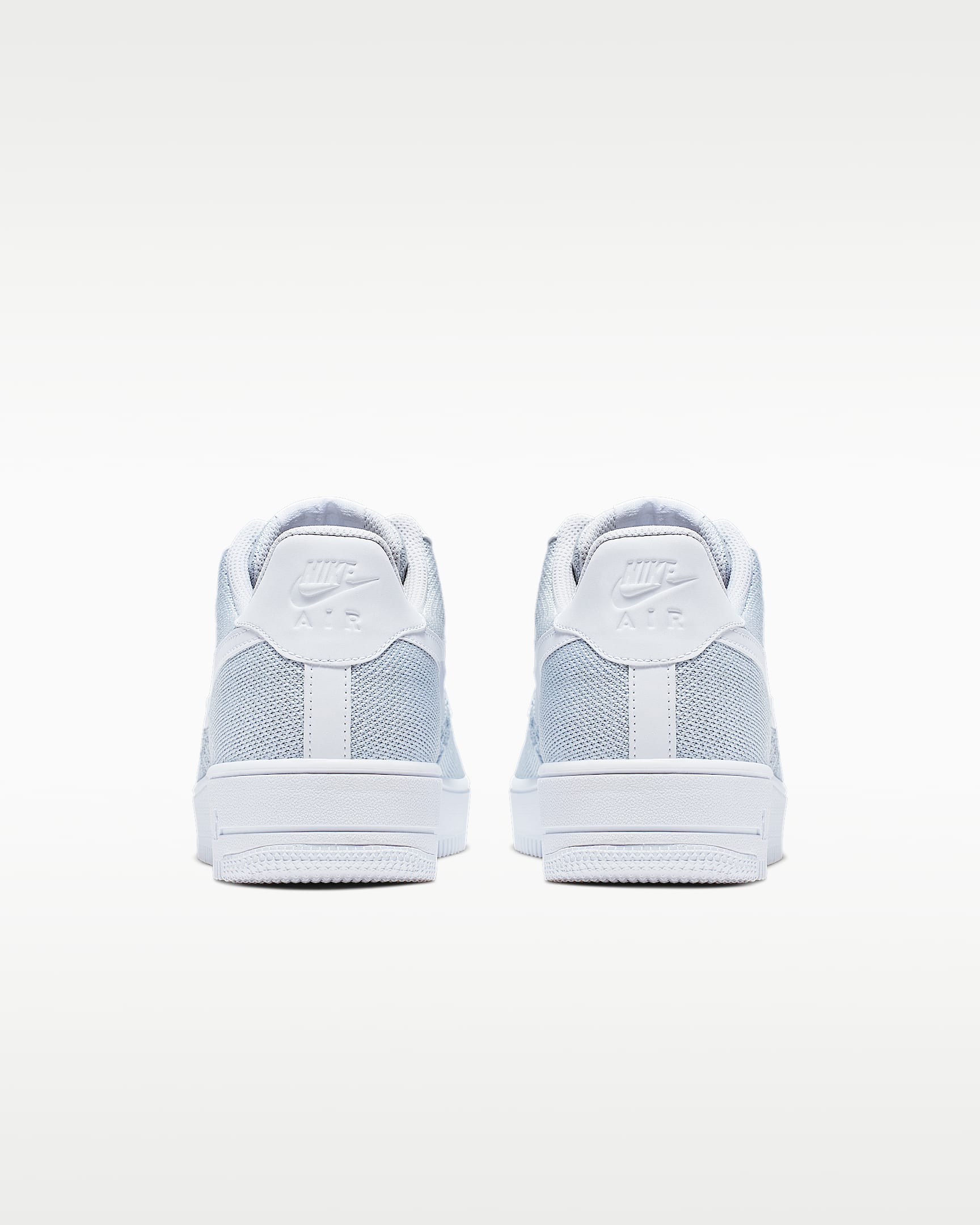 Nike Air Force 1 Flyknit 2.0 Ayakkabı - Beyaz/Pure Platinum/Beyaz/Pure Platinum