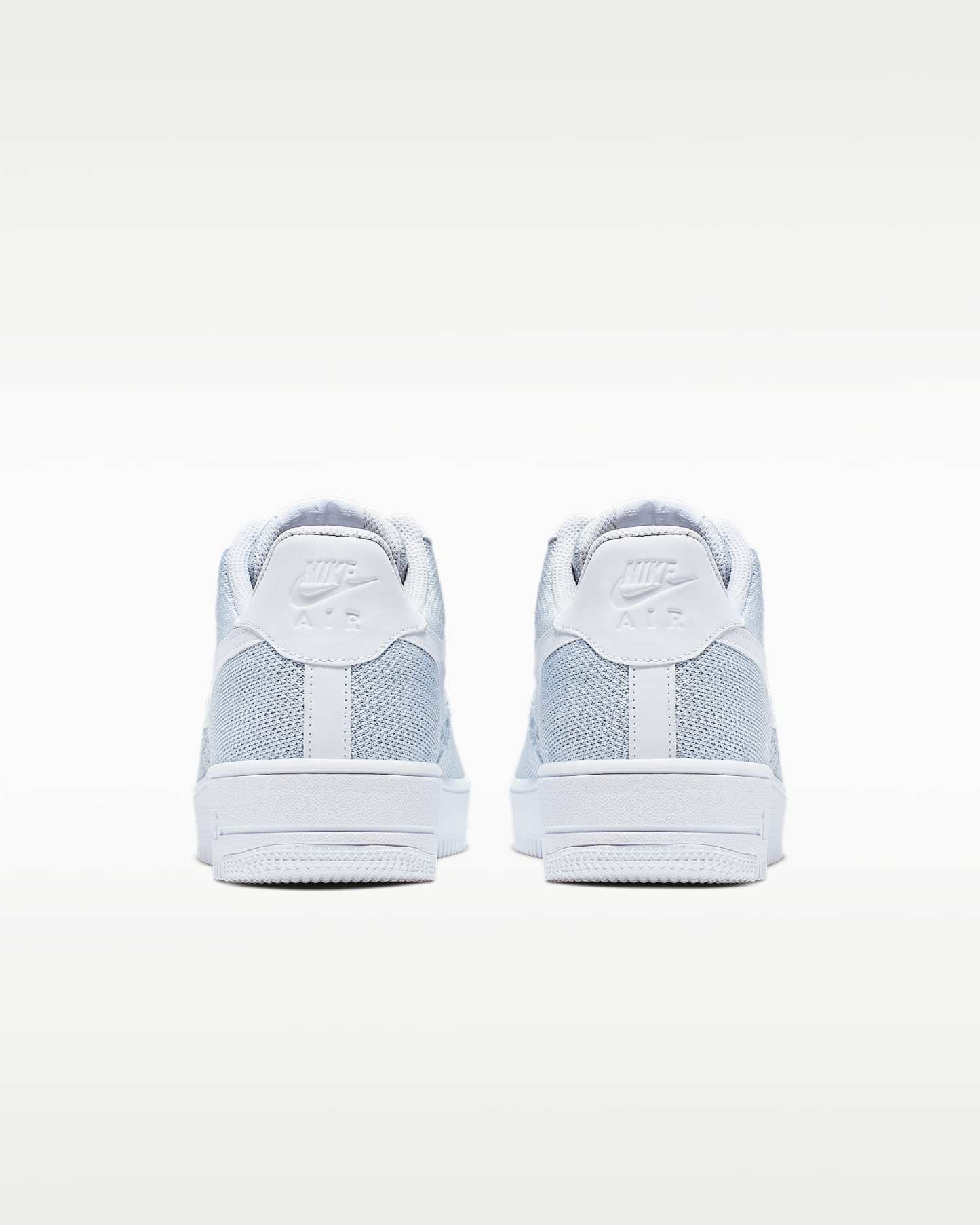 Nike Air Force 1 Flyknit 2.0 Ayakkabı - Beyaz/Pure Platinum/Beyaz/Pure Platinum