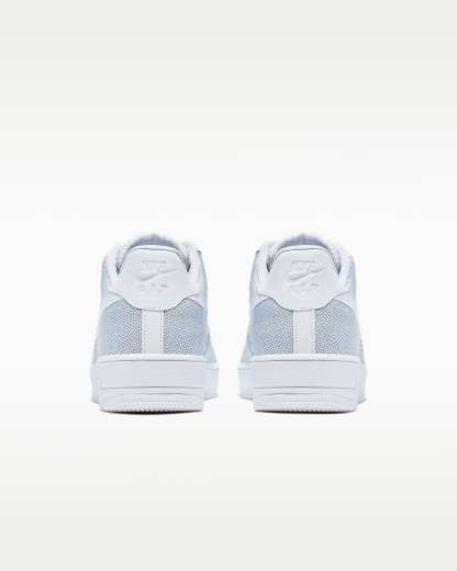 Nike Air Force 1 Flyknit 2.0 Ayakkabı - Beyaz/Pure Platinum/Beyaz/Pure Platinum