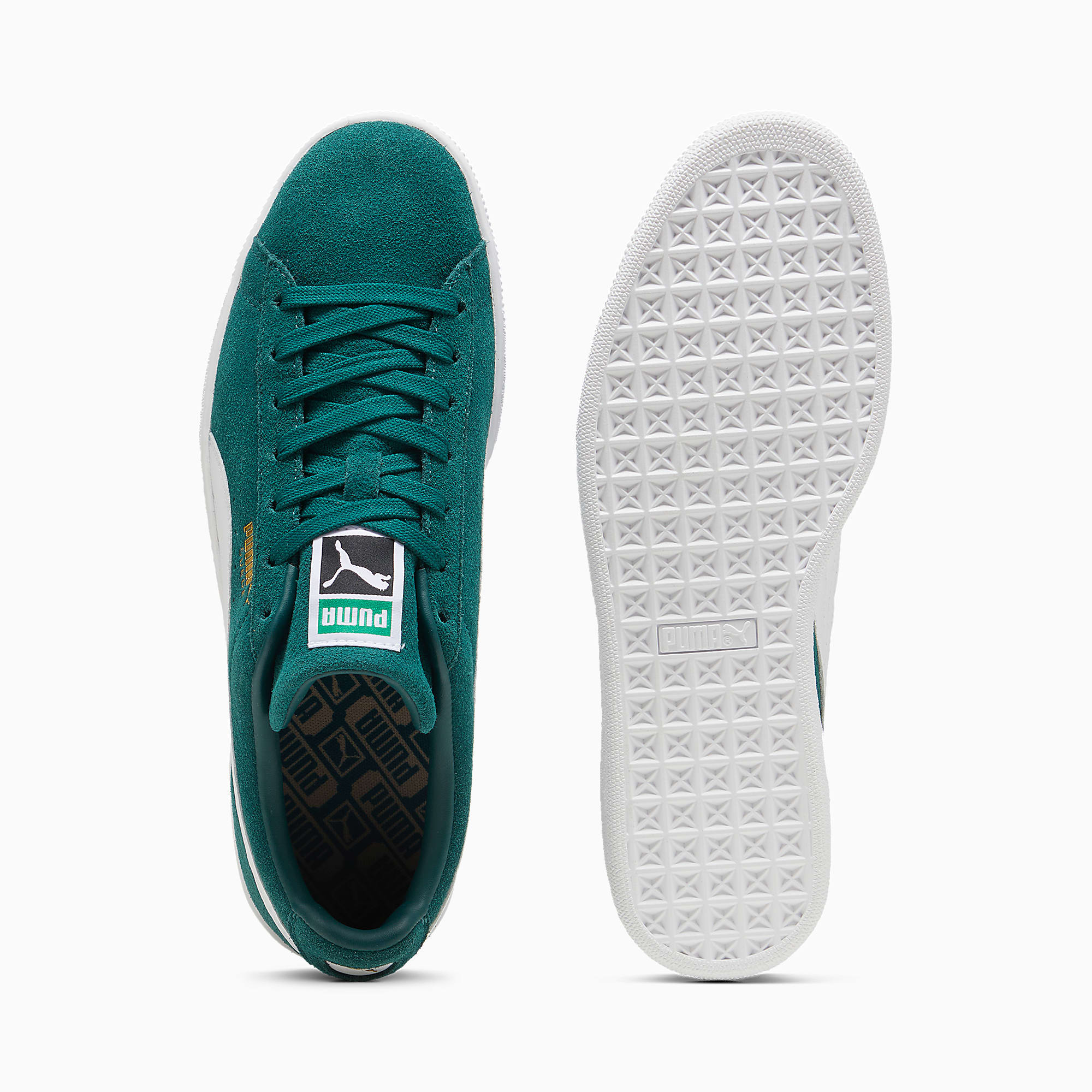 Suede CLASSIC UNISEX Ayakkabı - Dark Myrtle-PUMA White - 399781_15 - Görsel 6