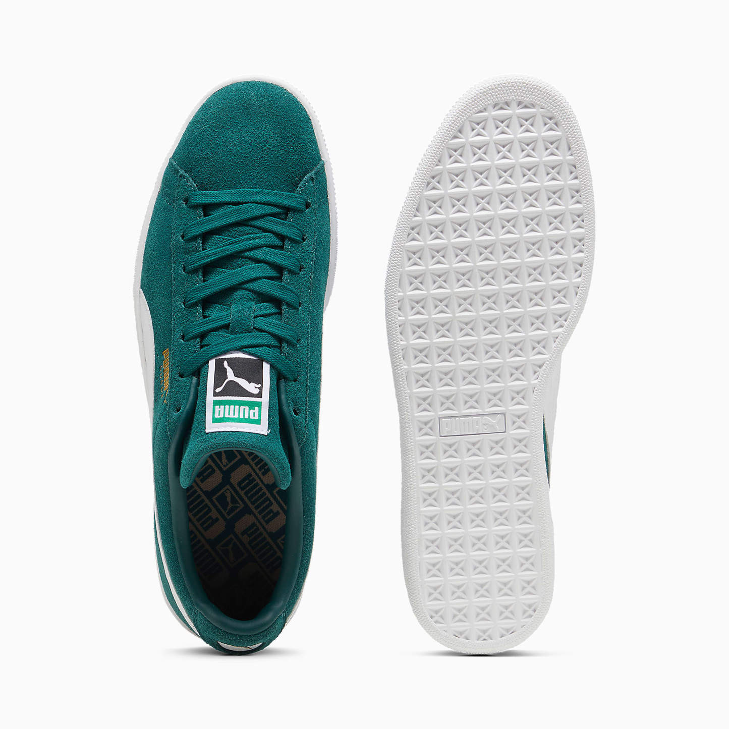 Suede CLASSIC UNISEX Ayakkabı - Dark Myrtle-PUMA White - 399781_15 - Görsel 6