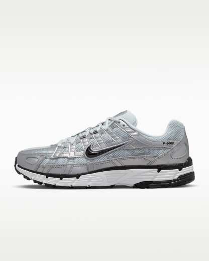 Nike P-6000 Ayakkabı - Beyaz/Metallic Silver/Pure Platinum/Siyah