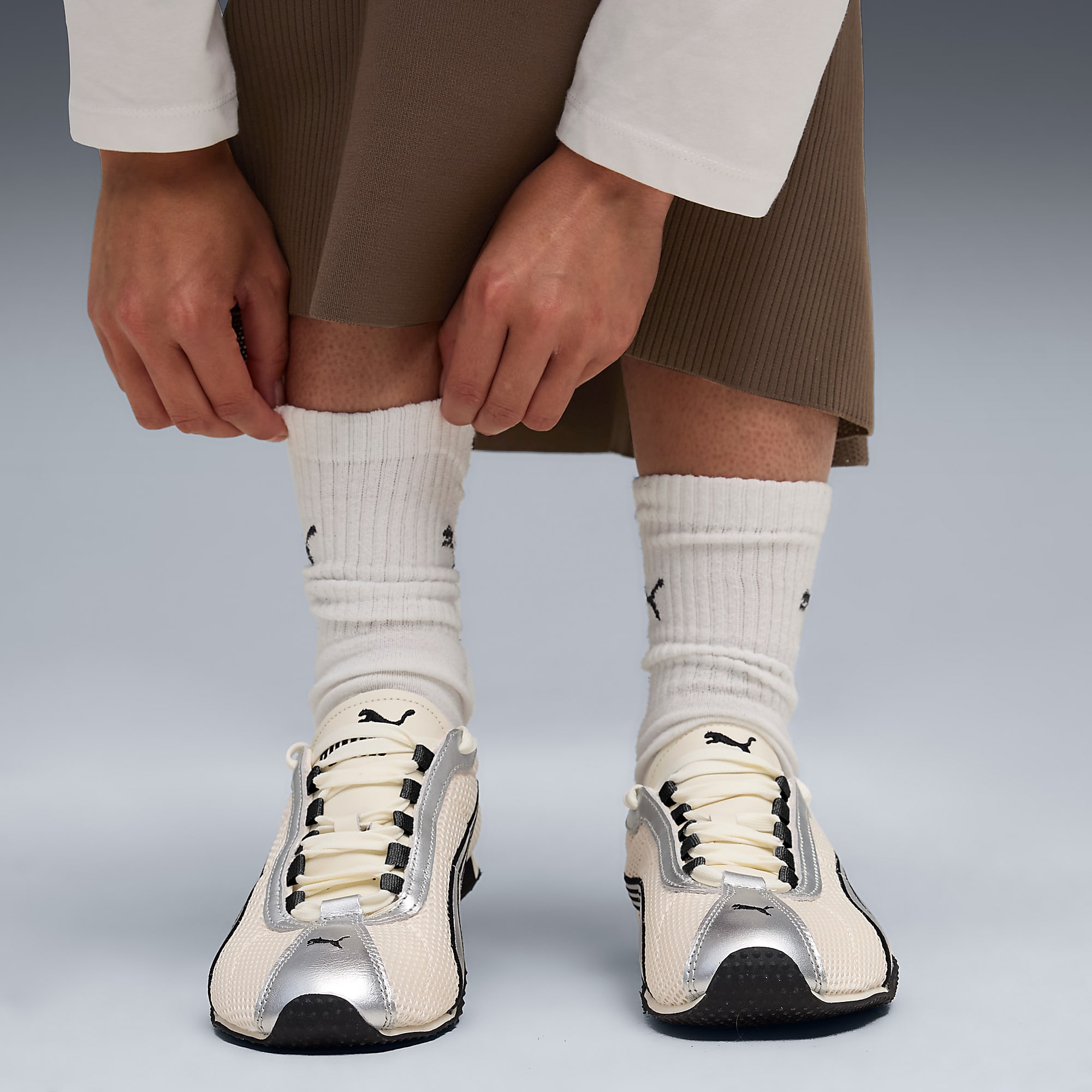 H-Street OG UNISEX Ayakkabı - Frosted Ivory-PUMA Silver - 403692_05 - Görsel 2