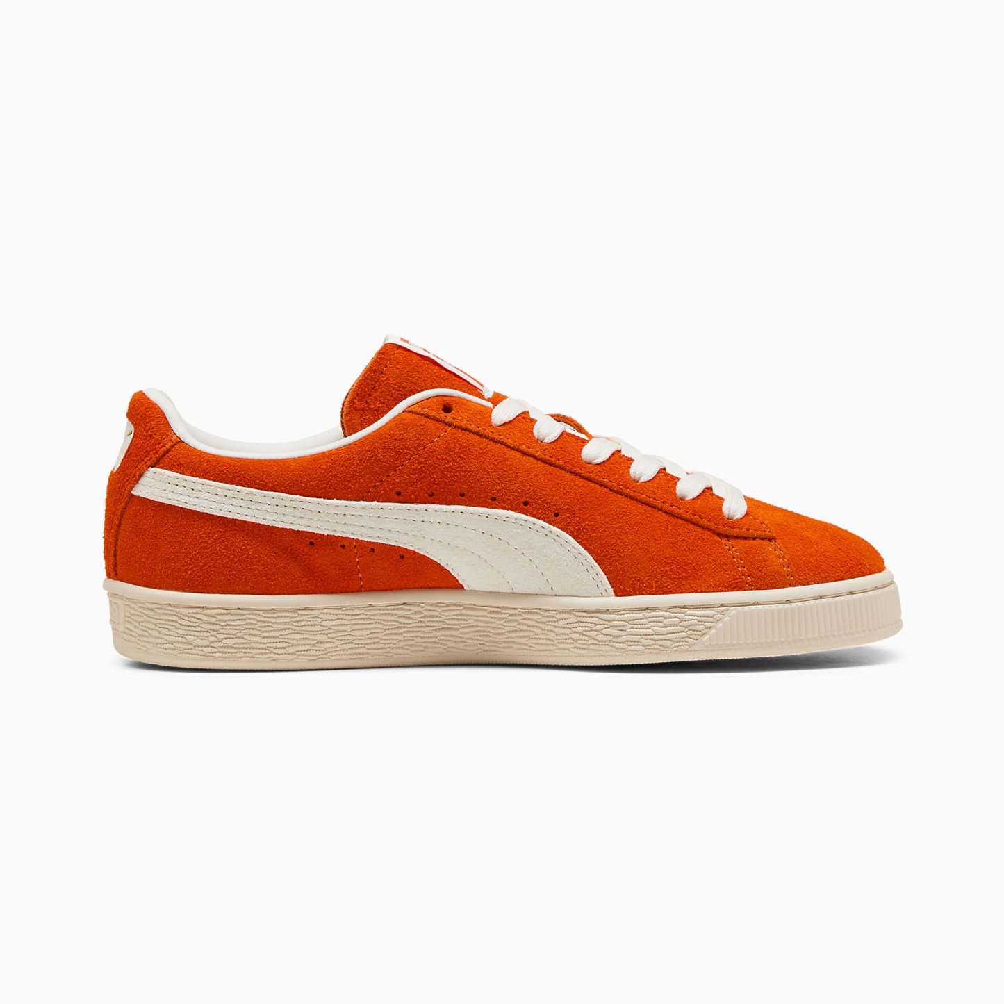 Suede Charles F. Stead IV UNISEX Ayakkabı - Orange Glo-PUMA White - 403766_02 - Görsel 7