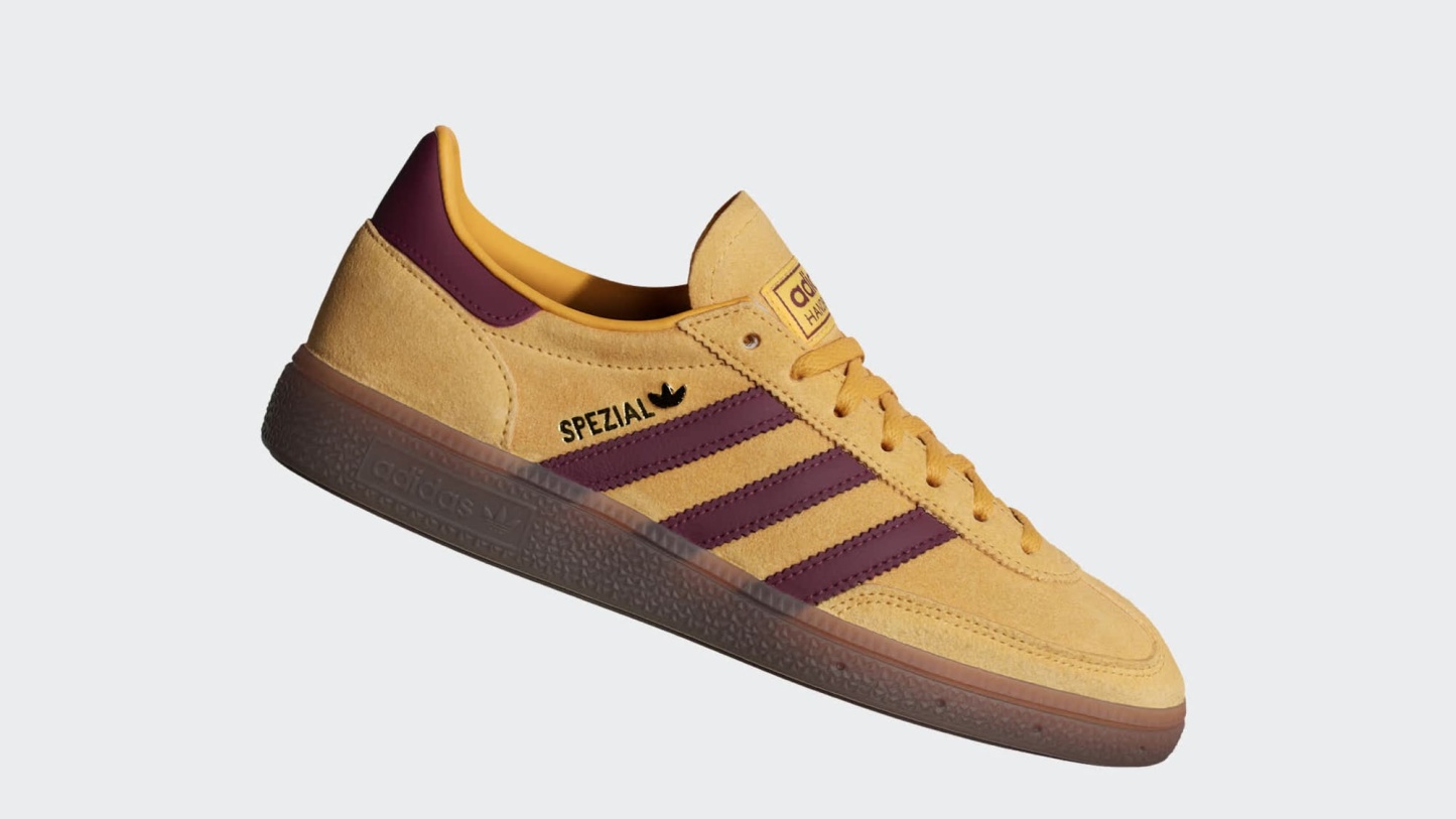 HANDBALL SPEZIAL AYAKKABI - Preloved Yellow / Shadow Red / Gold Metallic - IH1494 - Görsel 10