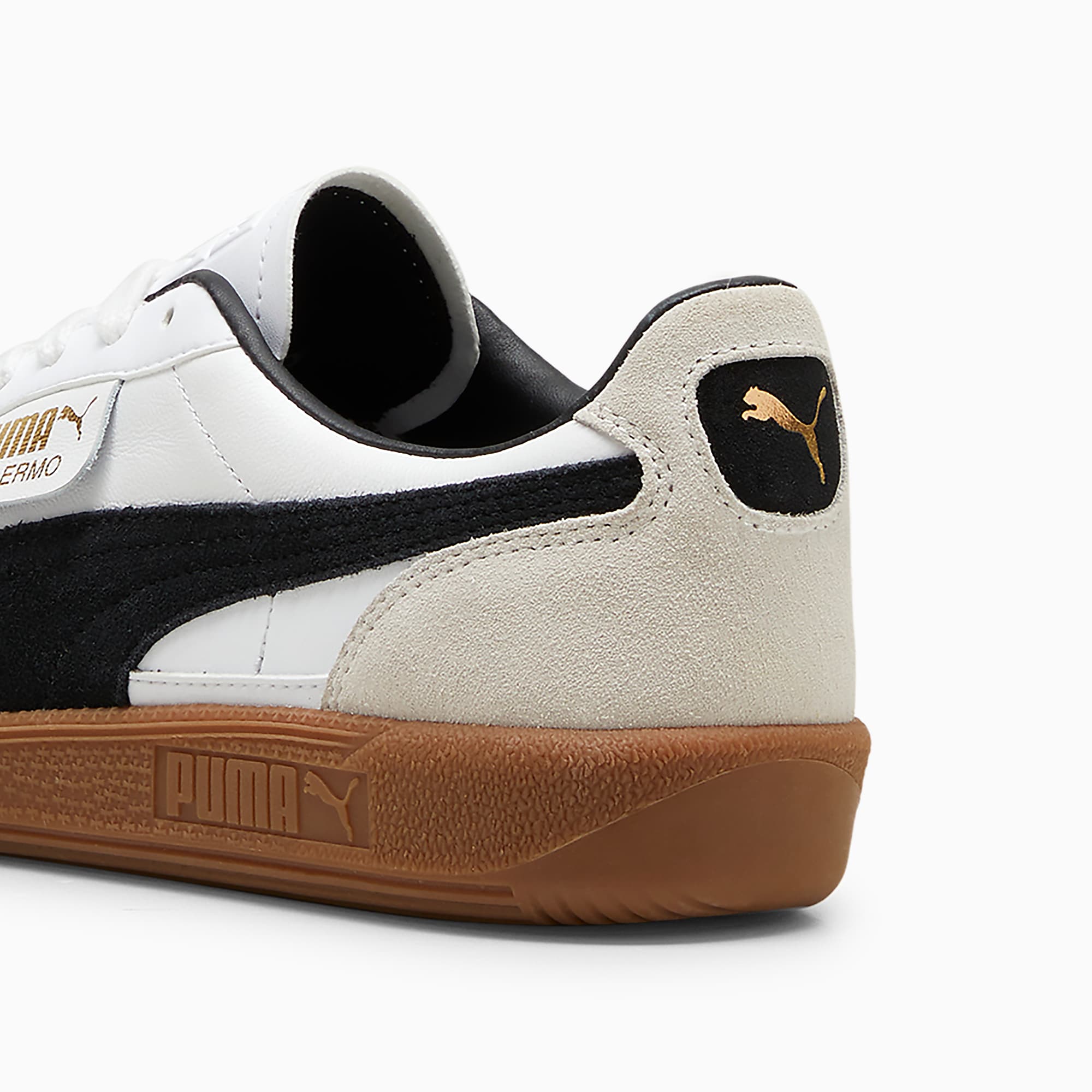 Palermo Deri Ayakkabı - PUMA White-Vapor Gray-Gum - 396464_01 - Görsel 3