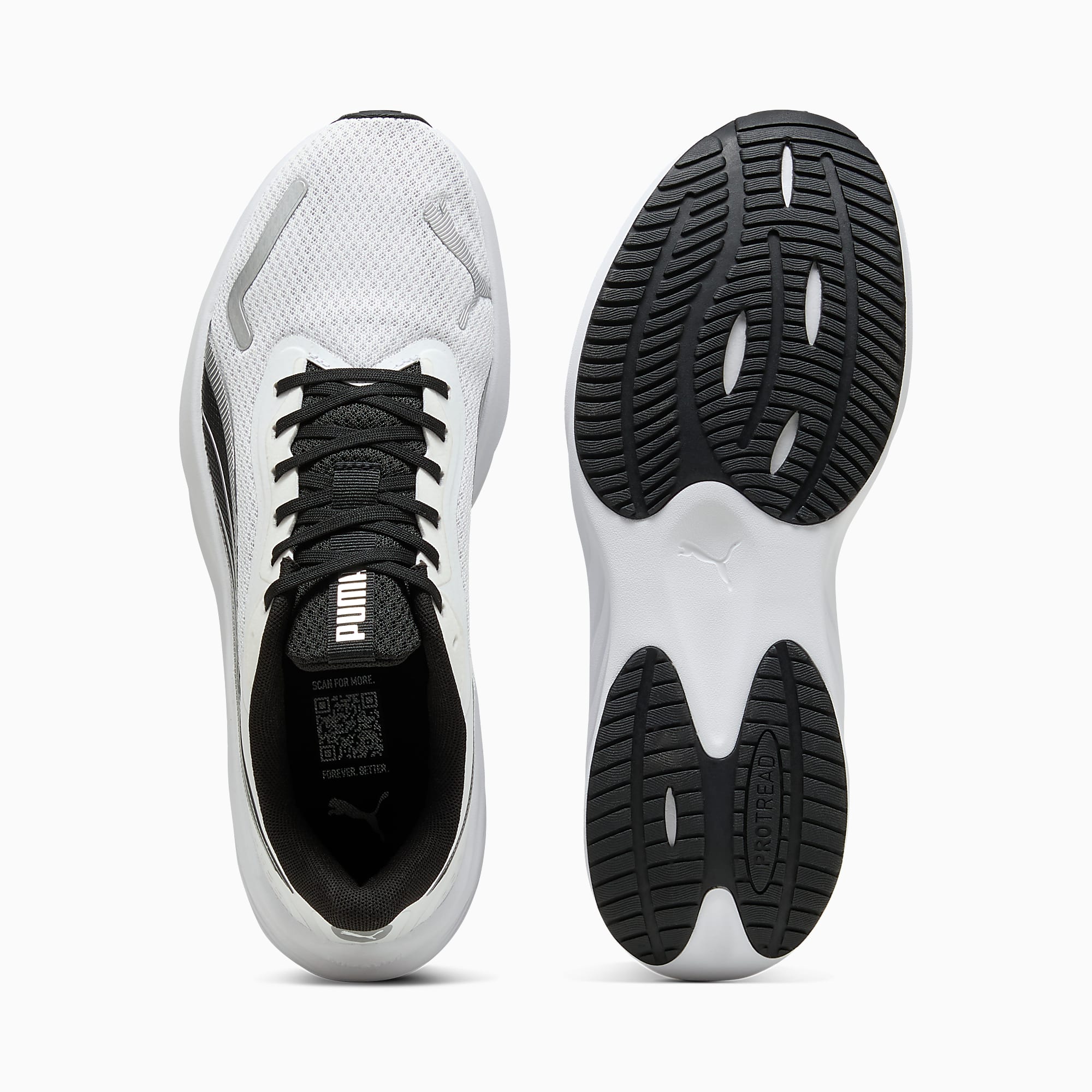Pounce LITE Koşu Ayakkabısı - Puma White-Puma Black - 310778_02 - Görsel 4