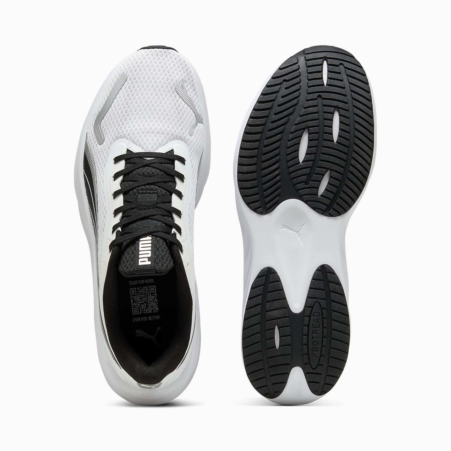 Pounce LITE Koşu Ayakkabısı - Puma White-Puma Black - 310778_02 - Görsel 4