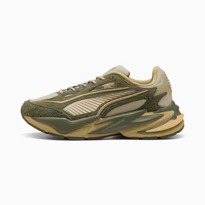 RS Surge HAIRY Suede UNISEX Ayakkabı - Pebble Gray-Loden Green - 404327_07 - Görsel 1