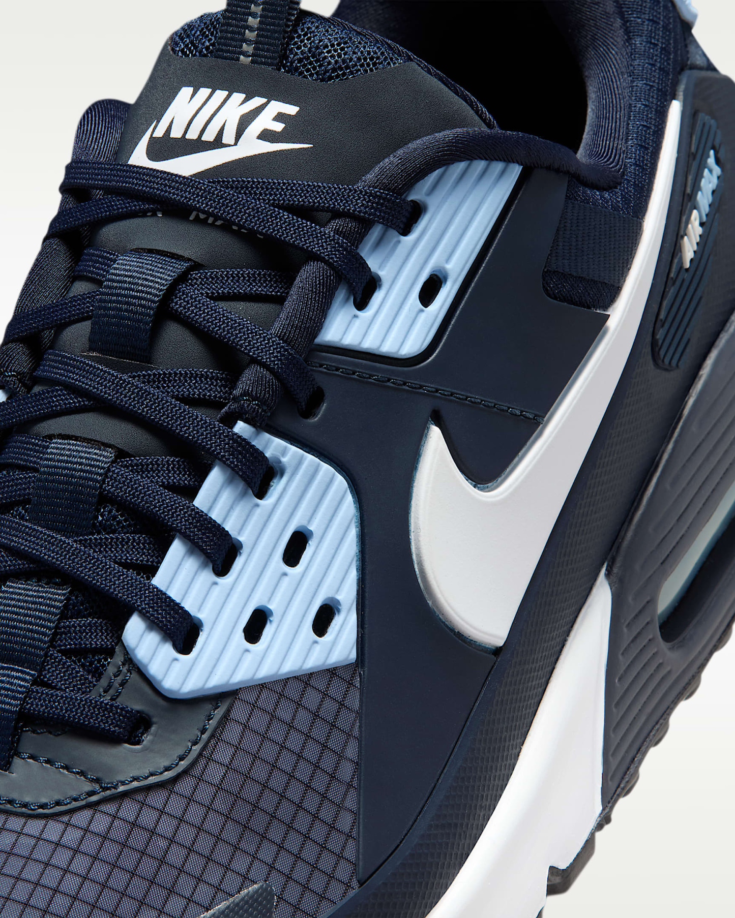 Nike Air Max 90 Drift Erkek Ayakkabısı - Dark Obsidian/Psychic Blue/Beyaz