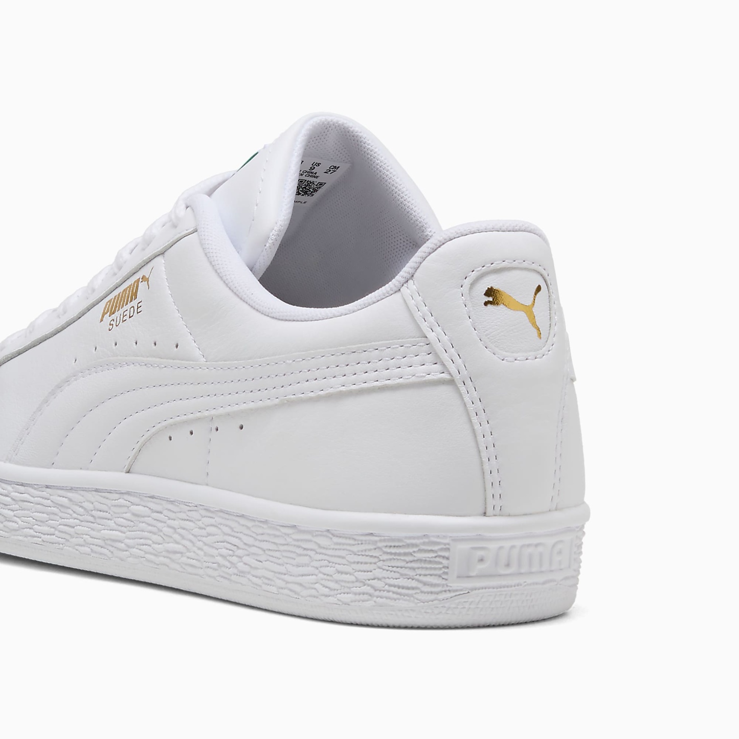 Suede UNISEX Ayakkabı - PUMA White-Archive Green - 408467_01 - Görsel 5