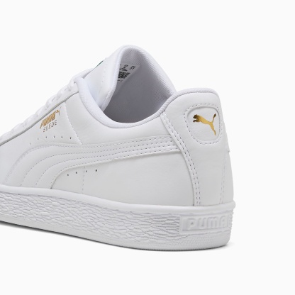 Suede UNISEX Ayakkabı - PUMA White-Archive Green - 408467_01 - Görsel 5