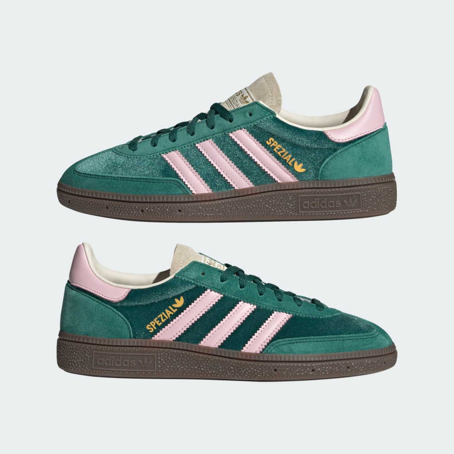 Handball Spezial Ayakkabı - Collegiate Green / Clear Pink / Cream White - JI2648 - Görsel 7