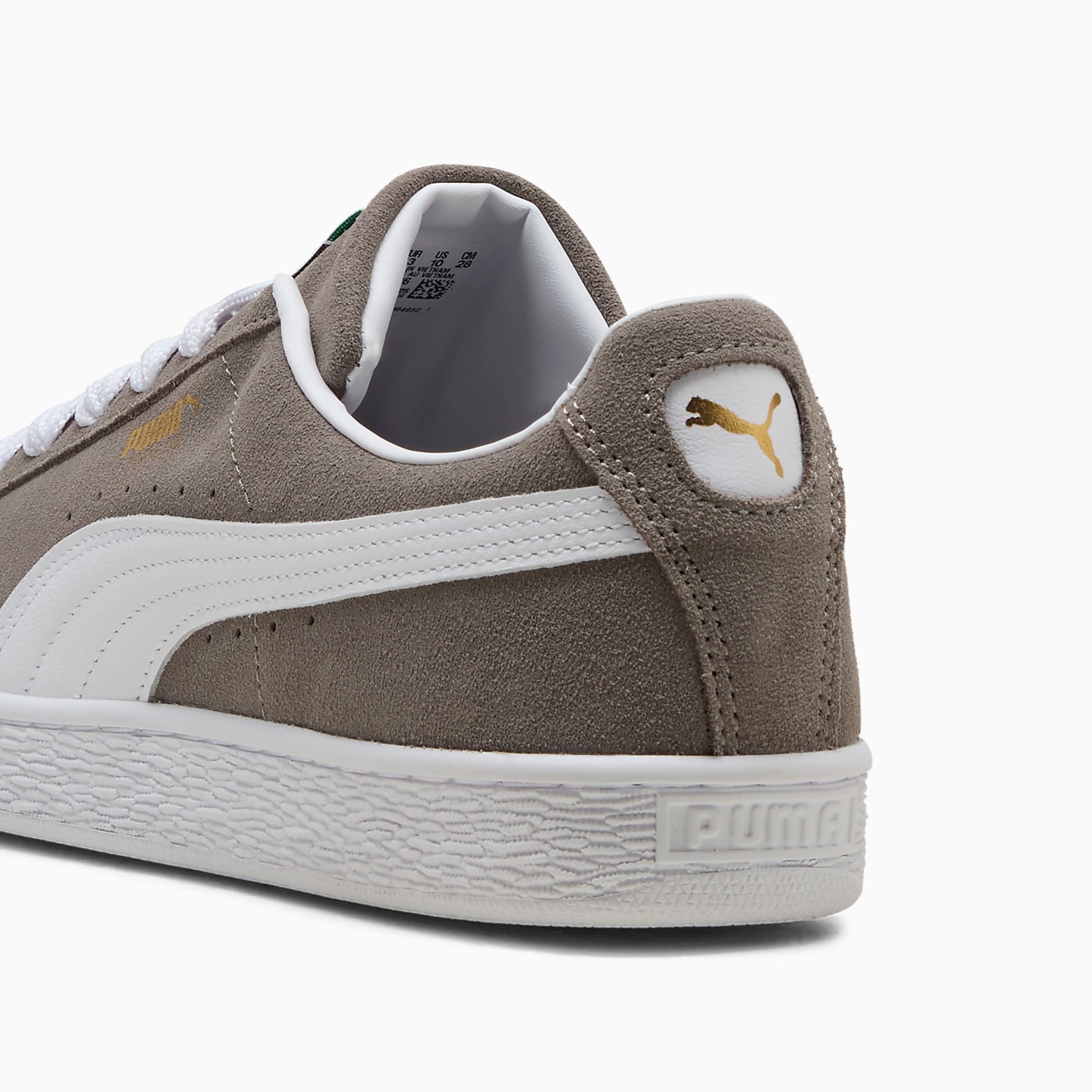 Suede CLASSIC UNISEX Ayakkabı - Cast Iron-PUMA White - 399781_06 - Görsel 5