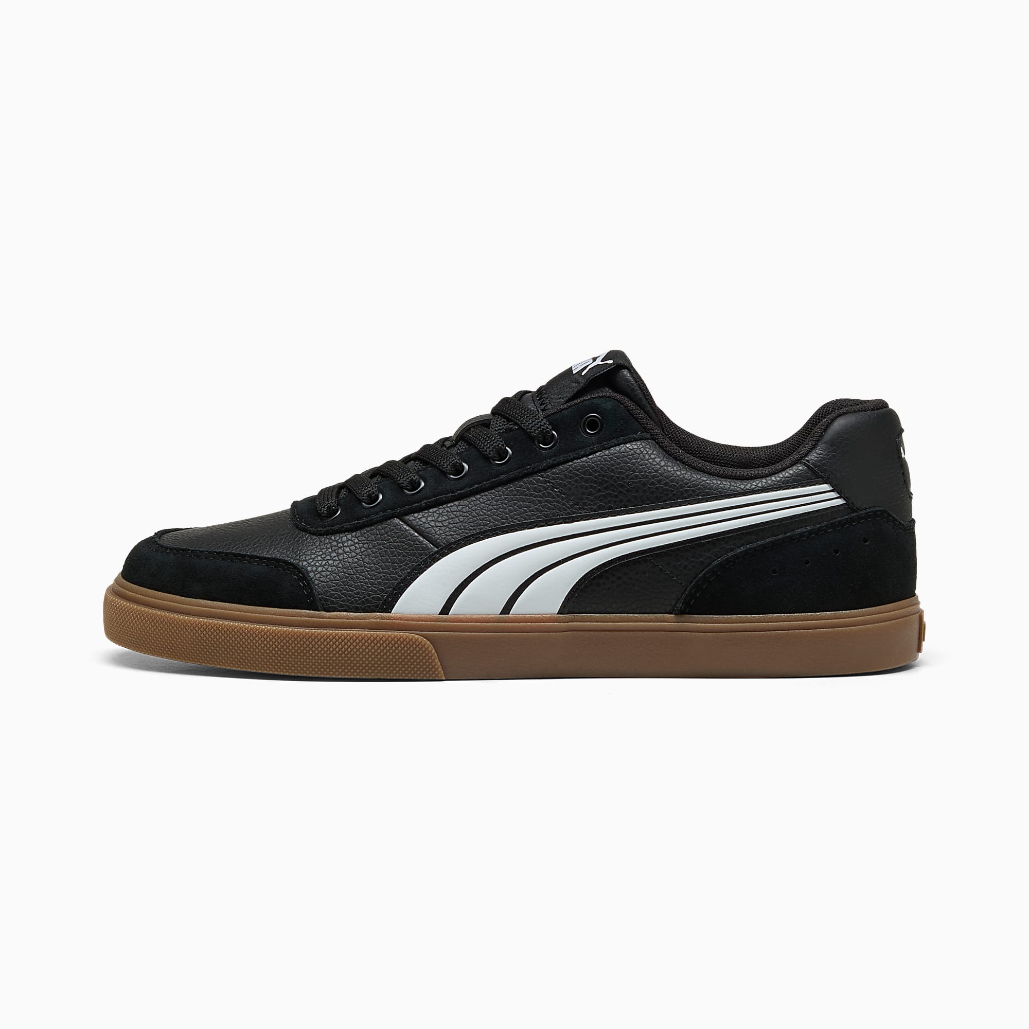 Court Ever UNISEX Ayakkabı - Puma Black-Puma White-Gum - 407186_01 - Görsel 1