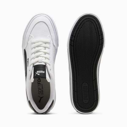 Court CLASSIC VULCANISED FORMSTRIP UNISEX Ayakkabı - Puma White-Puma Black - 396353_02 - Görsel 4