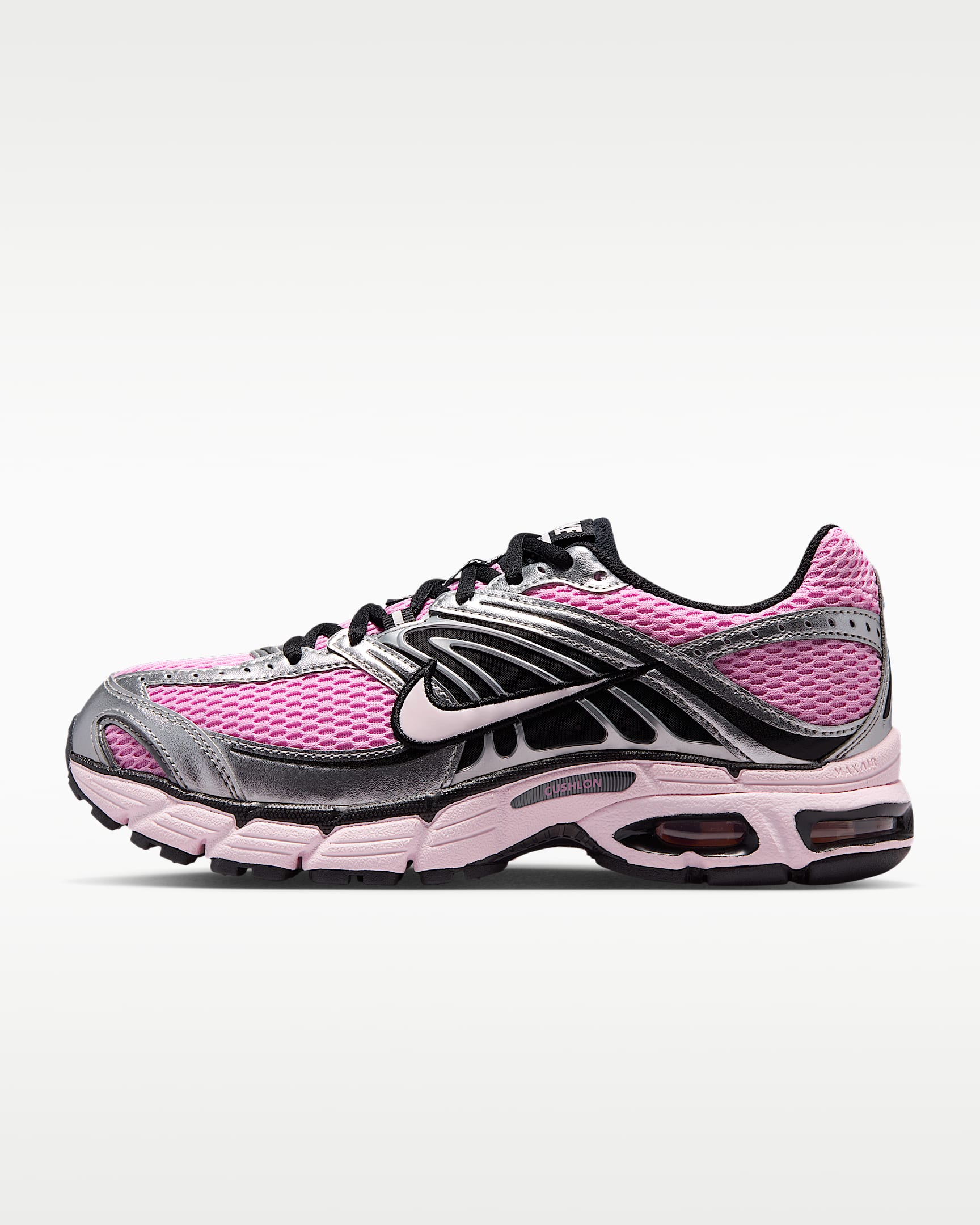 Yansıtıcı Vurgulara Sahip Nike Air Max Moto 2K Kadın Ayakkabısı - Pink Rise/Metallic Silver/Siyah/Pearl Pink