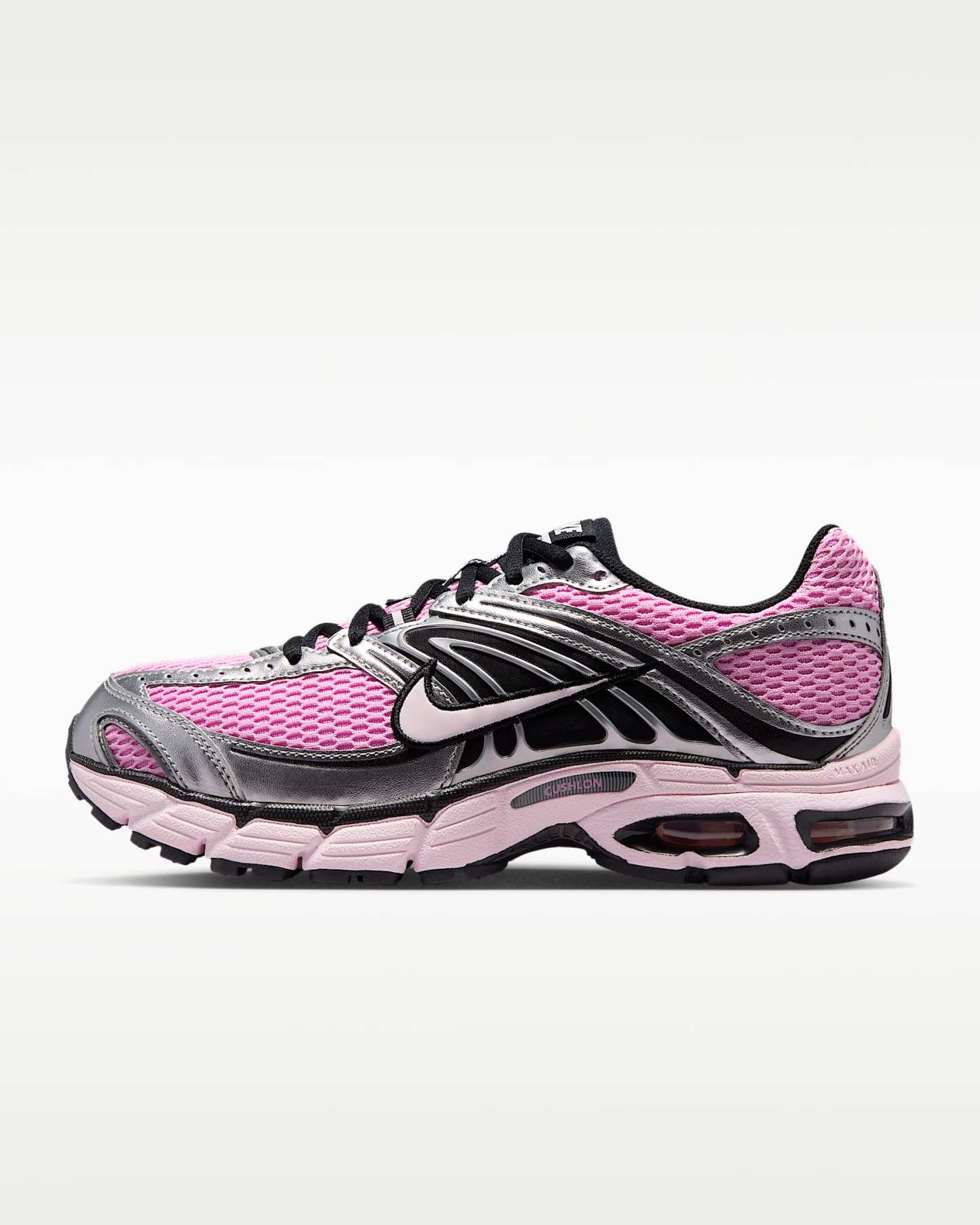 Yansıtıcı Vurgulara Sahip Nike Air Max Moto 2K Kadın Ayakkabısı - Pink Rise/Metallic Silver/Siyah/Pearl Pink