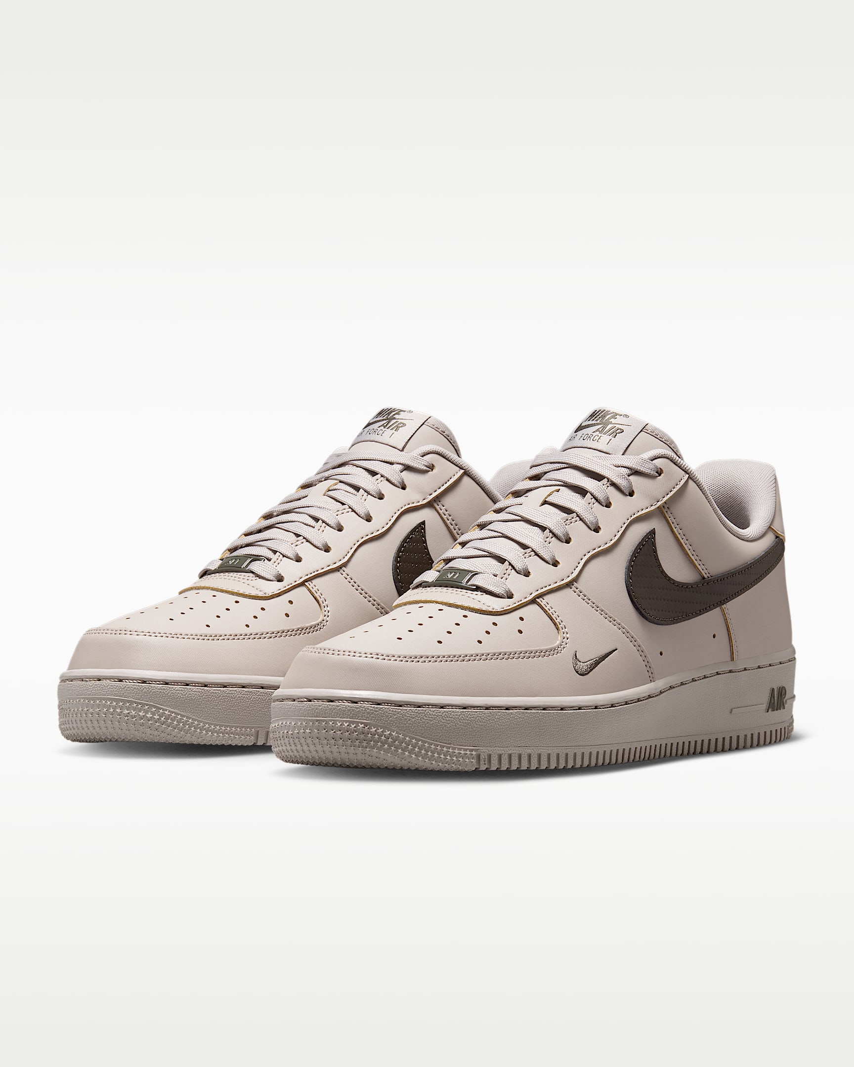 Nike Air Force 1 '07 Erkek Ayakkabısı - College Grey/Newsprint