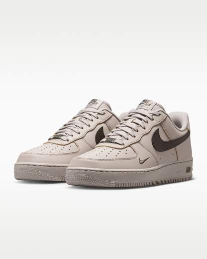 Nike Air Force 1 '07 Erkek Ayakkabısı - College Grey/Newsprint