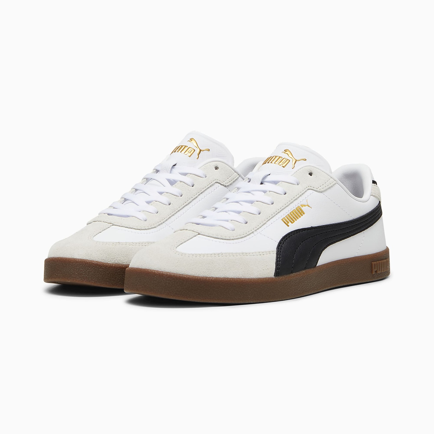 PUMA Club II Era Unisex Spor Ayakkabı - PUMA White-PUMA Black-Vapor Gray - 397447_07 - Görsel 4