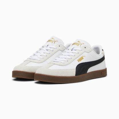 PUMA Club II Era Unisex Spor Ayakkabı - PUMA White-PUMA Black-Vapor Gray - 397447_07 - Görsel 4