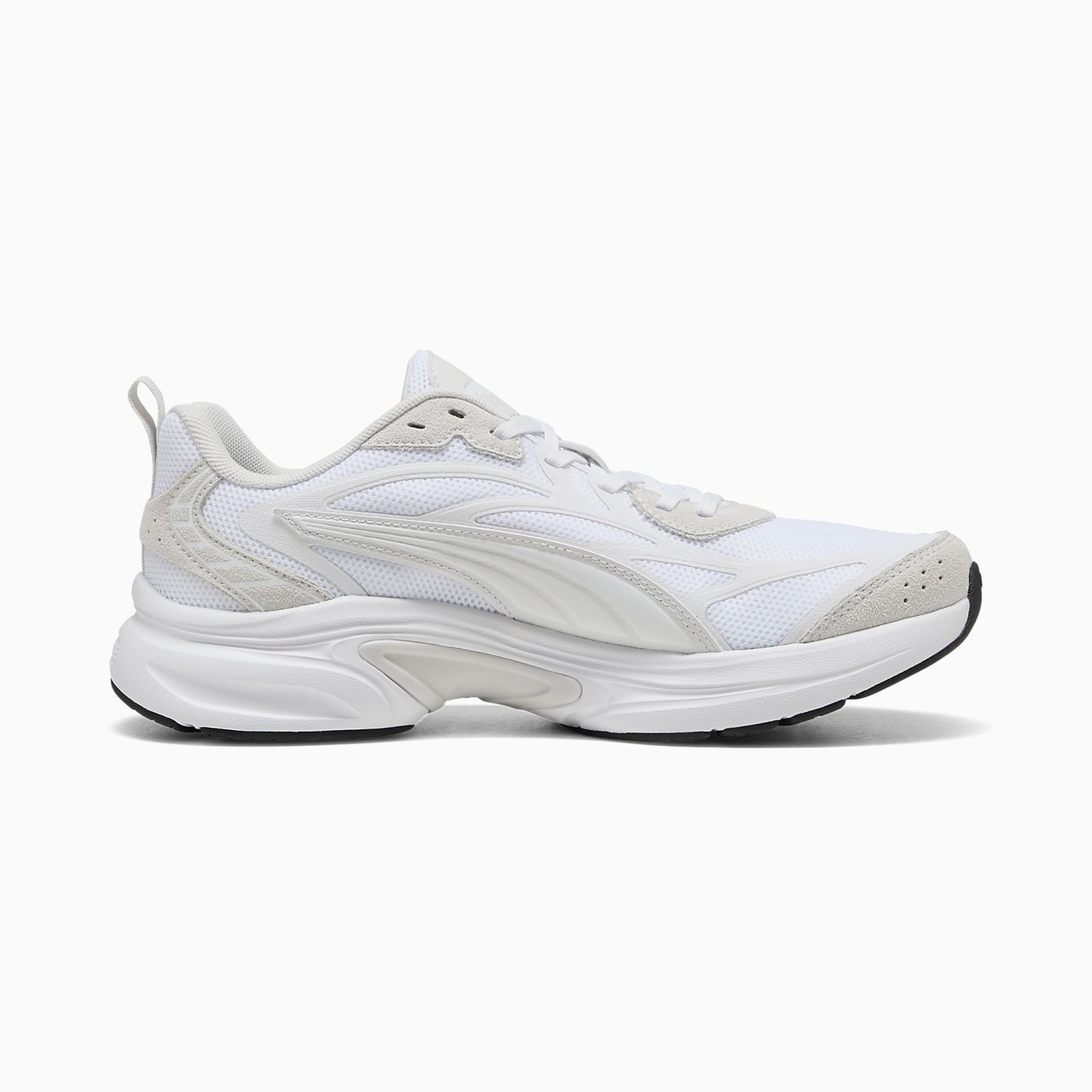 SOFTRIDE Escalate UNISEX Ayakkabı - PUMA White-Feather Gray-PUMA Black - 313168_02 - Görsel 5
