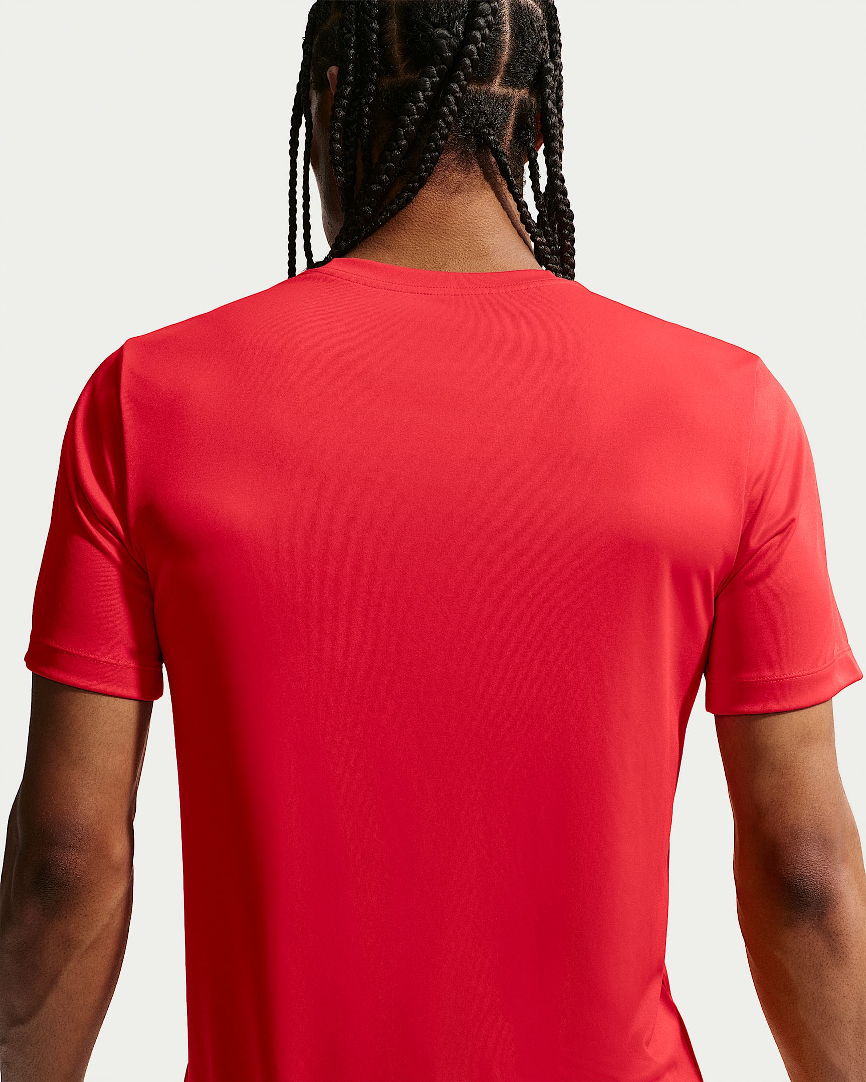 Nike Dri-FIT Erkek Antrenman Tişörtü - University Red/Siyah